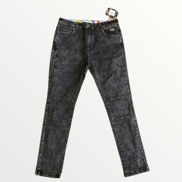 New Men Slim Jeans Black washed size 32 | Born Fly - Picture 1 of 14